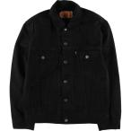 古着 リーバイス Levi's 72510-0014 ユーロモデル ブラック デニムジャケット Gジャン メンズM相当 /eaa555983