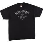 ショッピングハーレーダビッドソン 古着 00年代 ハーレーダビッドソン Harley-Davidson 鷲柄 イーグル柄 モーターサイクル バイクTシャツ USA製 メンズL相当 /eaa557684
