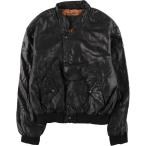 ショッピング古着 古着 レザーブルゾンタイプ メンズL相当 /eaa559038