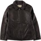 ショッピング古着 古着 エディーバウアー Eddie Bauer スイングトップタイプ レザーブルゾン メンズM相当 /eaa559059