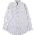 ショッピングウエスタン 古着 80年代 エイチバーシー H BAR C 長袖 ウエスタンシャツ メンズM相当 ヴィンテージ /eaa560165 【SS2603_30】