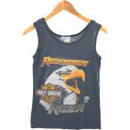  б/у одежда ISLANDER Harley Davidson . рисунок Eagle рисунок большой размер принт майка USA производства женский S соответствует Vintage /eaa562360