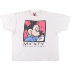 古着 90年代 ディズニー MICKEY.INC ミッキーマウス キャラクタープリントTシャツ USA製 メンズXL相当 ヴィンテージ /eaa563234