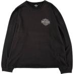 古着 ハーレーダビッドソン Harley-Davidson ドクロ柄 スカル柄 ロングTシャツ ロンT USA製 メンズXXL相当 /eaa566169 【SS2603_30】