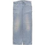 古着 ディッキーズ Dickies ヒッコリーストライプ デニムペインターパンツ メンズw37相当 ヴィンテージ /eaa567452