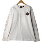 古着 ハーレーダビッドソン Harley-Davidson ファイヤーパターン ロングTシャツ ロンT メンズXL相当 /eaa567744