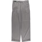 古着 ドッカーズ DOCKERS COLLECTION ツータック ヘリンボーン ウールパンツ スラックス メンズw34相当 /eaa569119