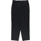 ショッピング古着 古着 バルマン BALMAIN ワンタック ウールパンツ スラックス メンズw35相当 /eaa569245