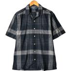 古着 ラルフローレン POLO by Ralph Lauren CALDWELL チェック柄 半袖 オープンカラー コットンシャツ ボックスシャツ /eaa570944