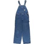  б/у одежда Carhartt Carhartt Denim комбинезон мужской w36 соответствует /eaa572460 [SS2603_10]