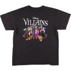 古着 DISNEY ディズニー VILLAINS ヴィランズ キャラクタープリントTシャツ メンズL相当 /eaa573040