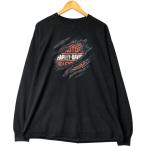 ショッピングハーレーダビッドソン 古着 ハーレーダビッドソン Harley-Davidson ロングTシャツ ロンT メンズL相当 /eaa576418 【SS2512_10】