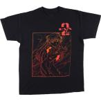 古着 EVANGELION エヴァンゲリオン 惣流 アスカ ラングレー アニメ キャラクタープリントTシャツ メンズM相当 /eaa577225