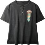 ショッピングハーレーダビッドソン 古着 ハーレーダビッドソン Harley-Davidson ヘンリーネック モーターサイクル バイクTシャツ メンズXL相当 /eaa577382