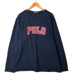 古着 ラルフローレン Ralph Lauren POLO by Ralph Lauren ロングTシャツ ロンT メンズXXL相当 /eaa581564