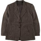 古着 バーバリー Burberry's 千鳥格子柄 ウールテーラードジャケット レディースM相当 /eaa583818 【SS2512_10】