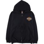 ショッピングハーレーダビッドソン 古着 ハーレーダビッドソン Harley-Davidson スウェットフルジップパーカー メンズL相当 /eaa588217