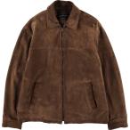 古着 VENT COUVERT スイングトップタイプ スエードレザー スポーツジャケット フランス製 メンズL相当 /eaa589356