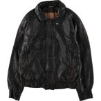 ショッピング古着 古着 メンバーズオンリー MEMBERS ONLY レザーブルゾンタイプ メンズM相当 ヴィンテージ /eaa589889