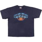 古着 ハーレーダビッドソン Harley-Davidson HANES ファイヤーパターン モーターサイクル バイクTシャツ USA製 メンズXL相当 /eaa589979