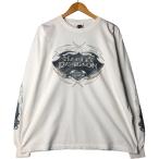 古着 00年代 ハーレーダビッドソン Harley-Davidson 鷲柄 イーグル柄 ロングTシャツ ロンT USA製 メンズXL相当 /eaa590244