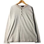 古着 ラルフローレン Ralph Lauren POLO by Ralph Lauren ヘンリーネック Vネック ロングTシャツ ロンT USA製 メンズL相当 /eaa590465