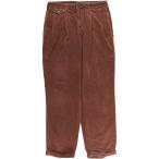 ショッピングAbercrombie 古着 アバクロンビーアンドフィッチ Abercrombie&Fitch ツータック 太畝 コーデュロイパンツ メンズw31相当 /eaa591843