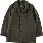 ショッピングBURBERRY 古着 バーバリー Burberry's ウールハーフコート メンズM相当 /eaa593186