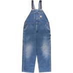 古着 ビッグサイズ カーハート Carhartt デニムオーバーオール メンズw47相当 /eaa593577
