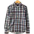 ショッピングアメリカンイーグル 古着 アメリカンイーグル AMERICAN EAGLE OUTFITTERS 長袖 フランネルチェックシャツ メンズS相当 /eaa595405