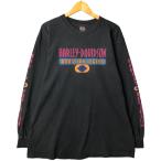 ショッピングハーレーダビッドソン 古着 90年代 ハーレーダビッドソン Harley-Davidson ロングTシャツ ロンT USA製 メンズXL相当 ヴィンテージ /eaa596483