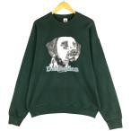 古着 90年代 フルーツオブザルーム ダルメシアン 犬柄 アニマル スウェットシャツ トレーナー USA製 メンズXXL相当 /eaa596709