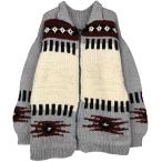 ショッピングカウチン 古着 総柄 カウチンセーター メンズXL相当 /eaa598616