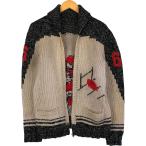 ショッピングカウチン 訳あり特価 古着 60年代~ 総柄 カウチンセーター メンズM相当 ヴィンテージ /eaa599006