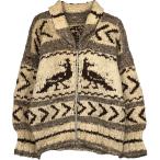 古着 ~70年代 UNKNOW 総柄 カウチンセーター メンズM相当 ヴィンテージ /eaa599062