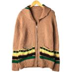 古着 ~70年代 UNKNOW 総柄 カウチンセーター メンズM相当 ヴィンテージ /eaa599063