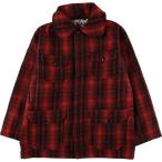 ショッピング古着 古着 70年代 ウールリッチ WOOLRICH バッファローチェック ウールハンティングジャケット メンズXL相当 ヴィンテージ /eaa600072