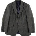 ショッピングLuxury 古着 M and S COLLECTION LUXURY Harris Tweed ハリスツイード ウールテーラードジャケット メンズM相当 /eaa600338