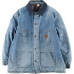 ショッピング古着 古着 70~80年代 ラングラー Wrangler BIG BEN ビッグベン デニムカバーオール USA製 メンズXL相当 ヴィンテージ /eaa601872