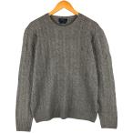 古着 ラルフローレン Ralph Lauren POLO RALPH LAUREN カシミア混 ケーブル編み ウールニットセーター メンズM相当 /eaa602578