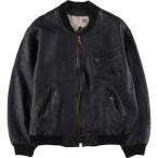 ショッピングjam 古着 ROYAL FAKS レザーブルゾン メンズL相当 /eaa602866