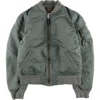 ショッピングjam 古着 民間品 アルファ ALPHA MA-1タイプ ミリタリー フライトジャケット MEDIUM メンズM相当 ヴィンテージ /eaa603280