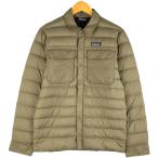 ショッピングpatagonia 古着 パタゴニア Patagonia サイレントダウンシャツ 27925FA19 襟付き ダウンジャケット メンズS相当 /eaa603995
