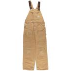  б/у одежда Carhartt Carhartt двойной колено Duck комбинезон USA производства мужской w32 соответствует /eaa604300