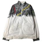 ショッピング古着 古着 80年代 アディダス ステファンエドバーグモデル 総柄 ウインドブレーカー スペイン製 メンズXL相当 ヴィンテージ /eaa606939