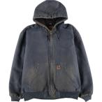 ショッピングjam 古着 00年代 カーハート Carhartt アクティブジャケット 中綿入り ダックフルジップパーカー メンズXL相当 /eaa607954