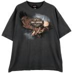 古着 ハーレーダビッドソン Harley-Davidson 鷲柄 イーグル柄 モーターサイクル バイクTシャツ メンズXXL相当 /eaa608037