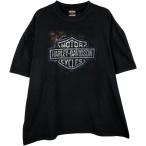 ショッピングハーレーダビッドソン 古着 ハーレーダビッドソン Harley-Davidson モーターサイクル バイクTシャツ メンズXXL相当 /eaa608041