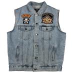 古着 ハーレーダビッドソン Harley-Davidson カスタム デニムベスト カナダ製 メンズL相当 /eaa609770