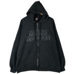 古着 ハーレーダビッドソン Harley-Davidson ファイヤーパターン 鷲柄 イーグル柄 スウェットフルジップパーカー メンズXL相当 /eaa610632